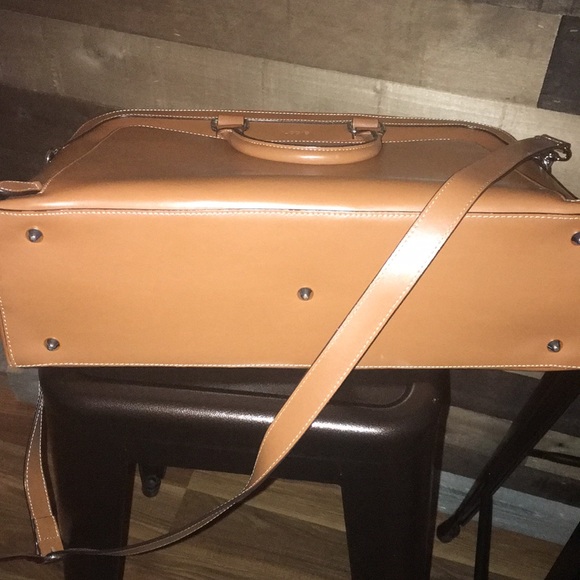 Lodiis Audrey Brera Brief Computer Comp Toffee leather! - Picture 5 of 10